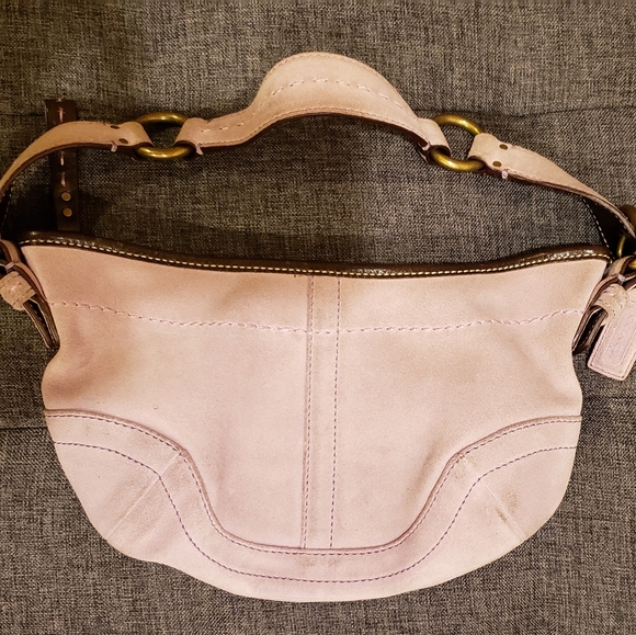 Coach Handbags - Coach Small Hobo Suede with free Coach Suede Care Kit